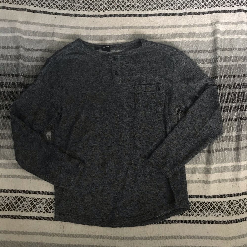 Volcom Gray Long Sleeve Tee